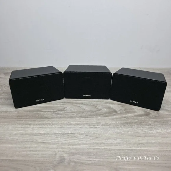 Sony Bookshelf Full Range Speakers - Lot of 3 - SS- (MSP900,SRP900,CNP680) - Picture 2 of 8